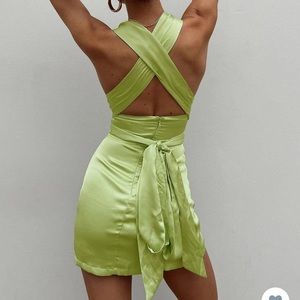 Princess Polly - katina mini dress green